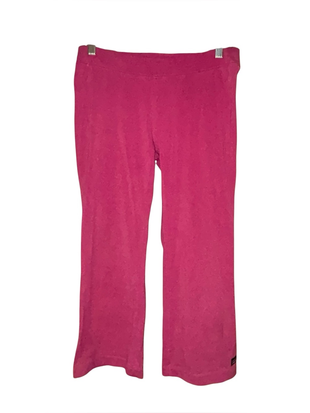 Patagonia Serenity Capris Pants Pink Medium Vtg Athleisure Yoga Stretch Cotton